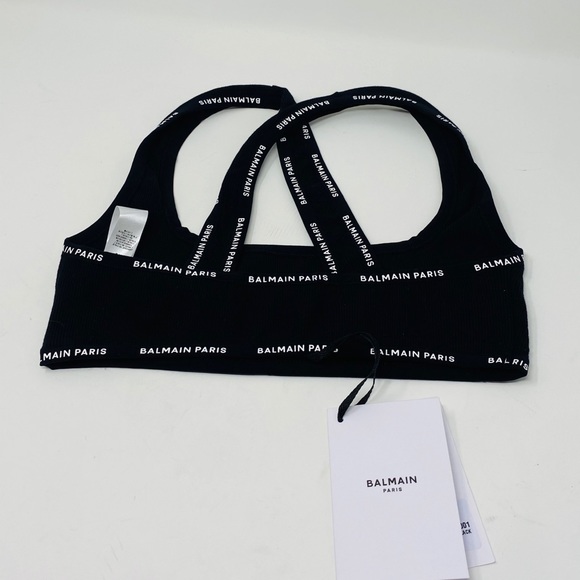 BALMAIN**Black Logo Sportsbra**$225 - Picture 6 of 8
